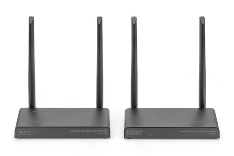 DIGITUS 4K Wireless HDMI KVM Extender set, 150 m