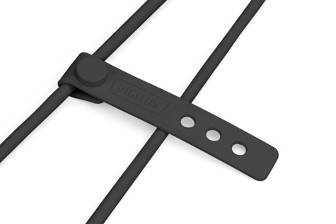 DIGITUS Silicone Charging cable - USB-C to Lightning - 1m - 60W - Black