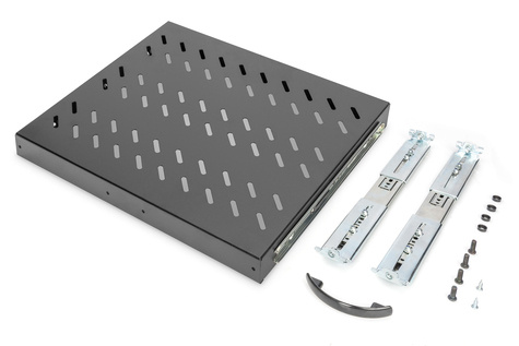 DIGITUS Uittrekbaar legbord voor 483 mm (19") kast