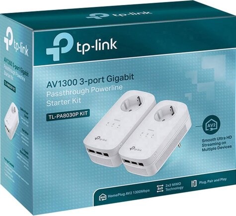 TP-Link Bridge TL-PA8030P Starter Kit - 1200 Mbit/s