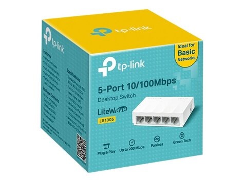 TP-Link LiteWave LS1005 - switch - 5 ports - unmanaged