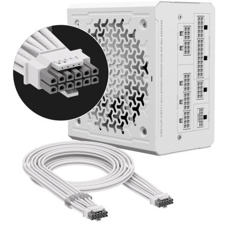 Corsair Corsair PSU Corsair RMe White 1000W 80+Gold FM ATX3.1 2025