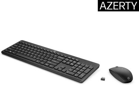 HP 230 Wireless Keyboard and Mouse Set - QWERTY