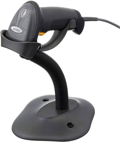 Zebra LS2208-SR Handheld Scanner - USB - Stand