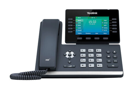 Yealink Yealink SIP-T54W IP phone Black Wired handset LCD 10 lines Wi-Fi - International Firmware