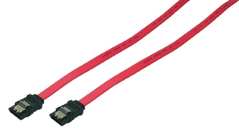 LogiLink SATA CABLE 0.90m 6GBs Rood