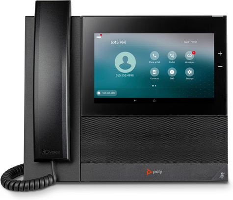 Poly Poly CCX 600 Business Media Phone with Open SIP and PoE-enabled