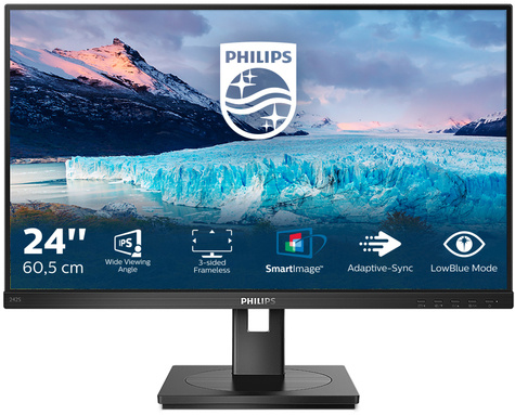 Philips LED-Display S-line 242S1AE - 61 cm (24") - 1920 x 1080 Full HD