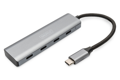 DIGITUS USB Hub USB 3.1 4-Port Aluminum