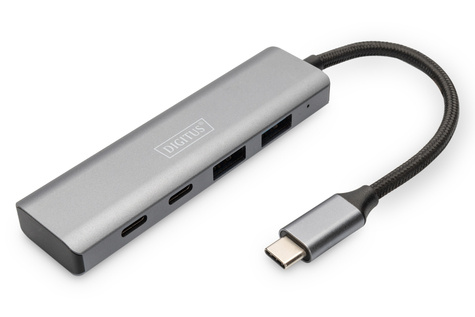 DIGITUS DIGITUS USB-C 4 Port HUB 2x USB A + 2x USB-C