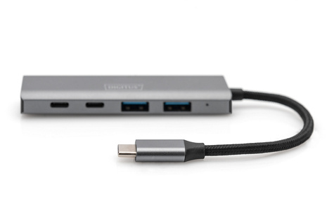 DIGITUS USB-C 4 Port HUB 2x USB A + 2x USB-C