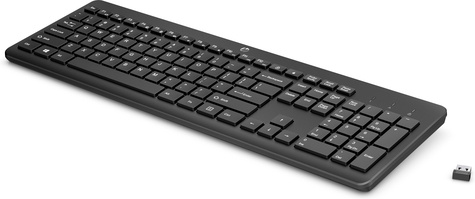 HP 230 Wireless Keyboard Black QWERTY