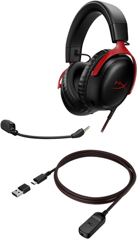 HP HyperX Cloud III BLK/RED GAM HEADSET