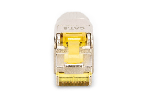 DIGITUS Cat.8.1 Field Termination Plug Shielded - Metal Screw - Dust cap - Tool-Free Mounting Connection