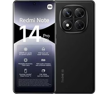 XIAOMI XIAOMI Redmi Note 14 Pro 256GB 8RAM 5G EU black