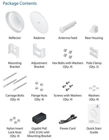 Ubiquiti PBE-5AC-ISO-Gen2 Up to 450+ Mbps Throughput