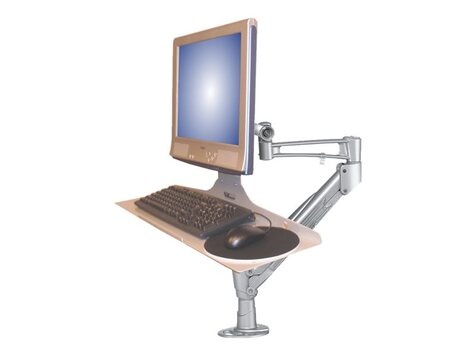 Neomounts KEYB-V100RACK - voor toetsenbord/muis - zilver