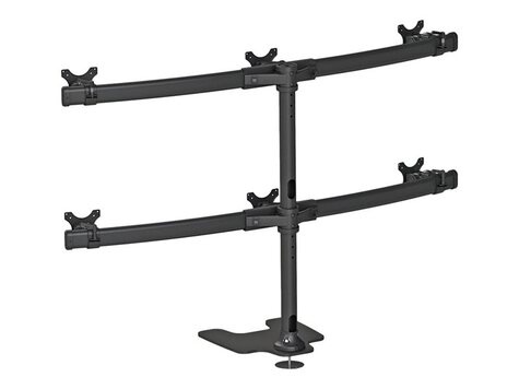 Neomounts FPMA-D700DD6 stand - voor 6 LCD-displays - zwart