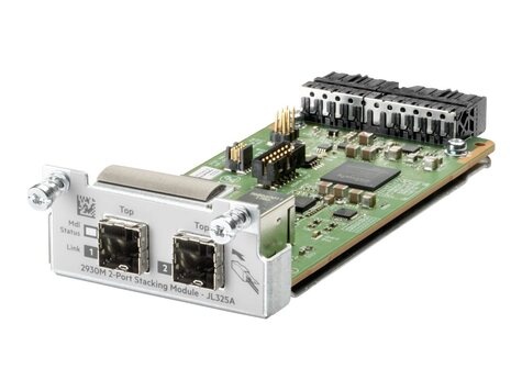 HPE HPE Aruba - Netwerkstapelmodule 2 - voor HPE Aruba 2930M 24 Smart Rate POE+ 1-Slot