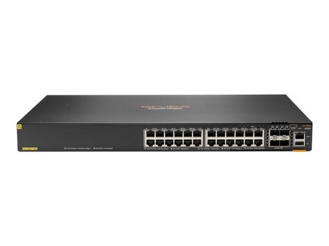 HPE Aruba Networking CX 6200F 24G Class 4 PoE 4SFP 370W Switch - Switch