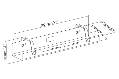 DIGITUS Digitus - cable management tray