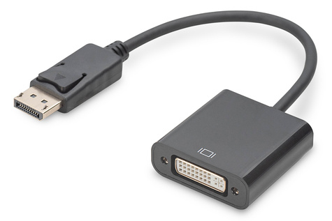 DIGITUS DIGITUS Actieve DisplayPort adapter / converter, DP naar DVI - 15 cm