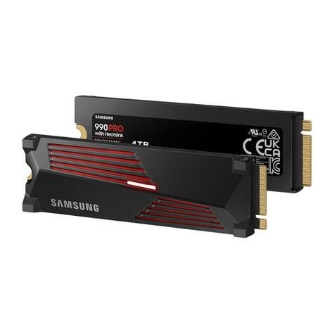 Samsung SSD    4TB Samsung  M.2  PCI-E   NVMe Gen4 990 PRO Heatsink retail