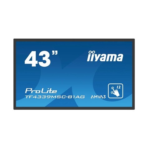 Iiyama ProLite TF4339MSC-B1AG monitor - 43" - 1920 x 1080 Pixels Full HD LED Touchscreen -  Zwart
