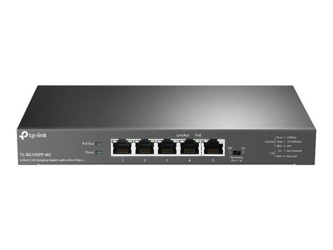 TP-Link 5-Port 2.5G Desktop Switch with 4-Port PoE++