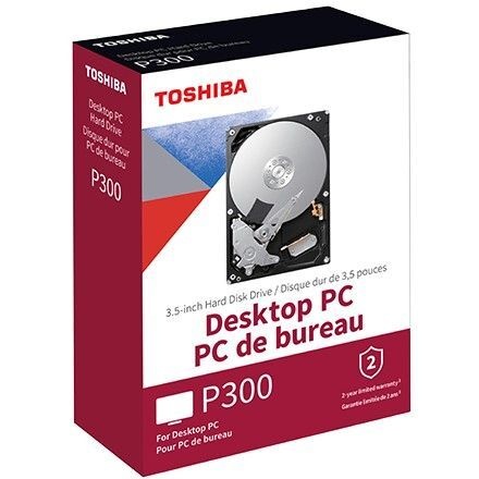 Toshiba 8.9cm (3.5")  6TB SATA3 Desktop P300 Red    5400 intern bulk