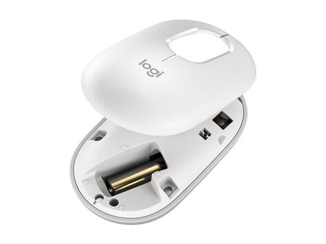 Logitech POP Mouse with emoji OFF WHITE