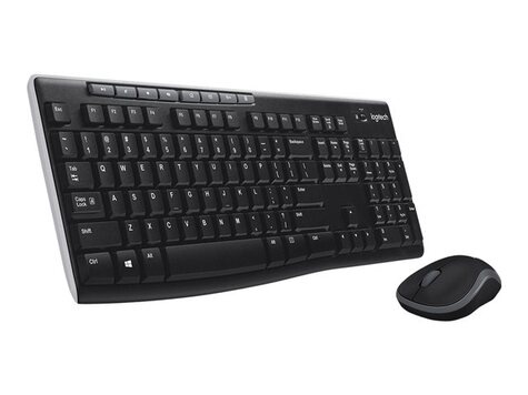 Logitech Keyboard and mouse set MK270 Wireless Combo - black