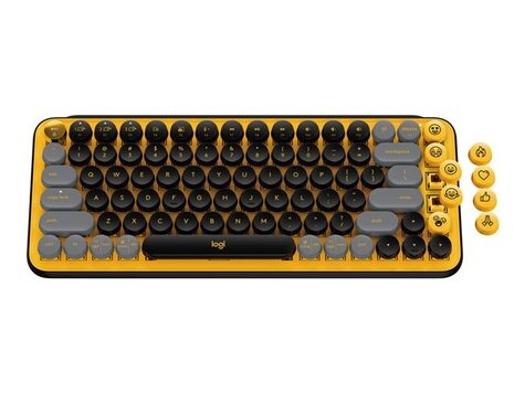 Logitech POP Keys - Toetsenbord - draadloos - Bluetooth 5.1, Bluetooth LE - Frans - toetsschakelaar: Brown Tactile AZERTY Layout!