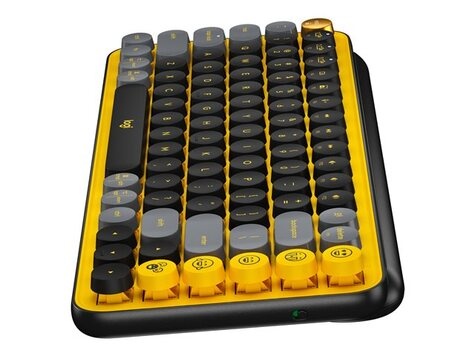 Logitech POP Keys - Toetsenbord - draadloos - Bluetooth 5.1, Bluetooth LE - Frans - toetsschakelaar: Brown Tactile AZERTY Layout!