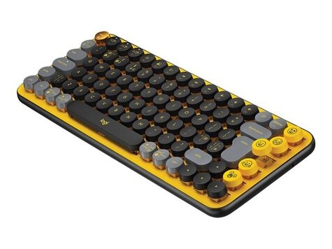 Logitech POP Keys - Toetsenbord - draadloos - Bluetooth 5.1, Bluetooth LE - Frans - toetsschakelaar: Brown Tactile AZERTY Layout!