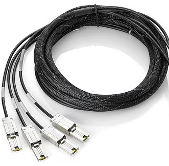 HPE HPE SAS external cable - 36-pins 4x Mini SAS HD (SFF-8643) - 36-pins 4x Mini SAS HD (SFF-8643) - 2m