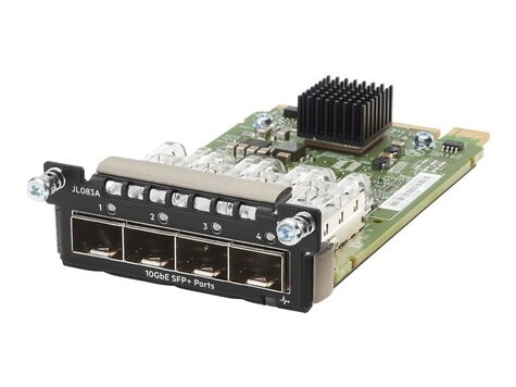 HPE Aruba Aruba - Uitbreidingsmodule - 10 Gigabit SFP+ x 4 - voor HPE