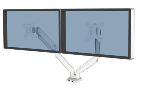 Fellowes PLATINUM SERIES DUAL MONITOR ARM WHITE (32")