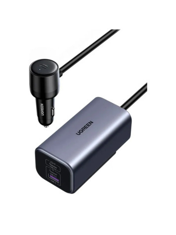 Ugreen 150W USB-C Car Charger with Extended USB-A + 2 USB-C Char