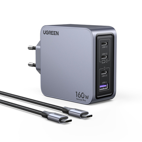 Ugreen Nexode Pro 160W 4-Port GaN Fast Charger Set EU 25877