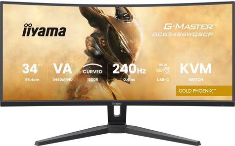 Iiyama 34iWIDE LCD G-Master Gold Phoenix 3440 x 1440 UWQHD Curved VA panel LED