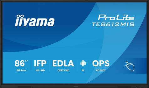 Iiyama 86\W IFP 40-Points Bonded PureTouch IR 4