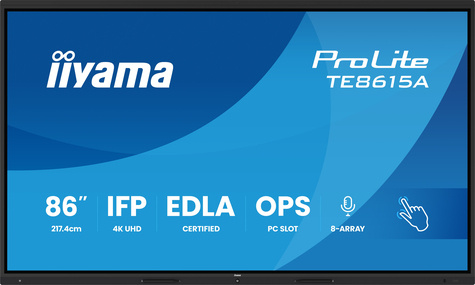 Iiyama Iiyama 86"W IFP 40-Points Bonded DeepContrast