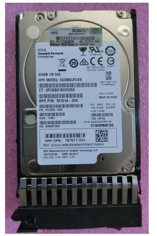 HPE HPE MSA 900GB 12G SAS 10K 2.5in ENT HDD