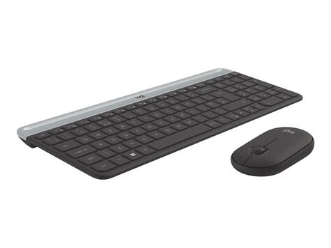 Logitech NL MK470 Wireless Slim Desktopset QWERTY US Layout