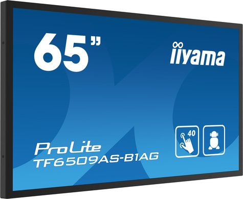 Iiyama 65iW LCD Bonded Projective Capacitive 40-Points Touch 4K UHD Bezel Free IPS / Open Frame / AG