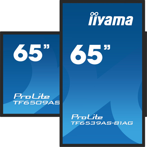 Iiyama 65iW LCD Bonded Projective Capacitive 40-Points Touch 4K UHD Bezel Free IPS / Open Frame / AG