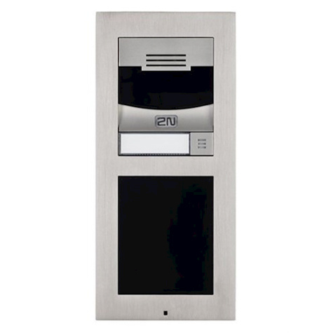 2N LTE Verso - Main unit with camera nickel, EU LTE - IP54