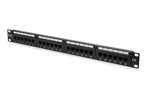 DIGITUS Professional  - patch panel - 1U - 19"