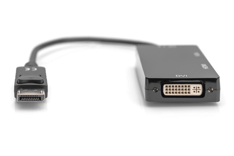 DIGITUS ASSMANN video adapter - DisplayPort / HDMI / DVI / VGA - 20 cm